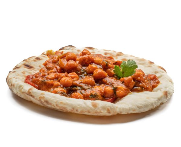 Sonali Indian Restaurant - Chana masala con pan de queso